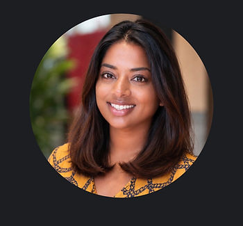 A lady smiling