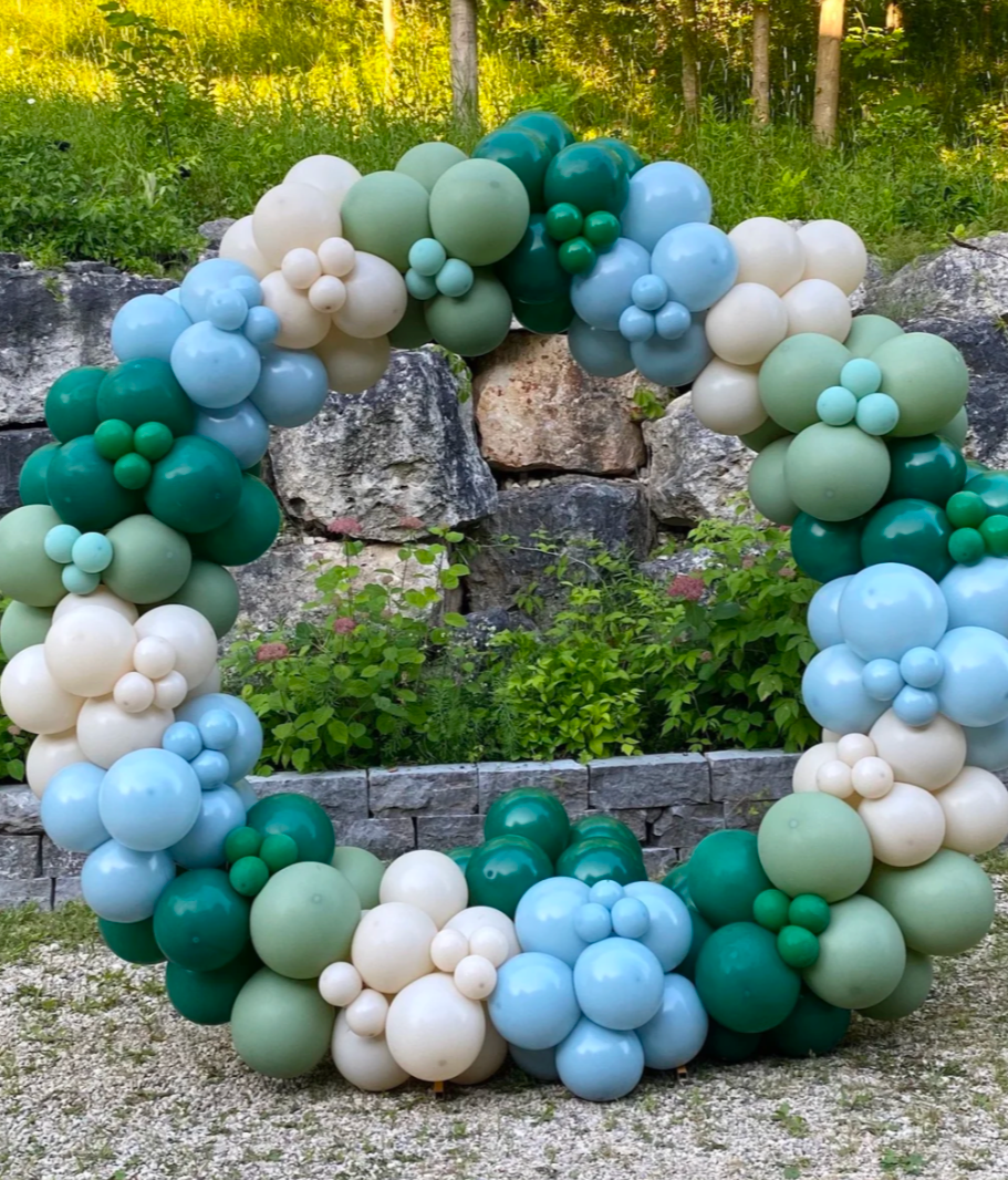 Minijatura: Balloon - Full Balloon Garland With Hoop