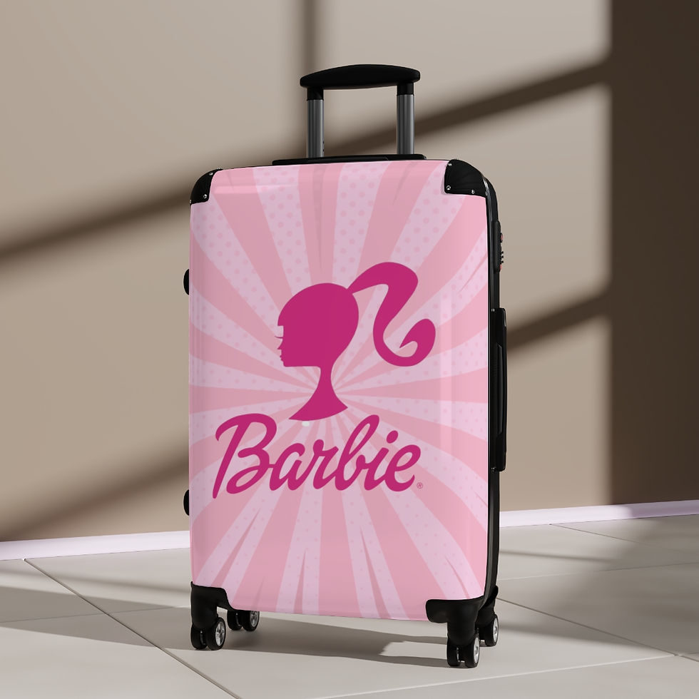 Thumbnail: Suitcase for girl, Barbie suitcase