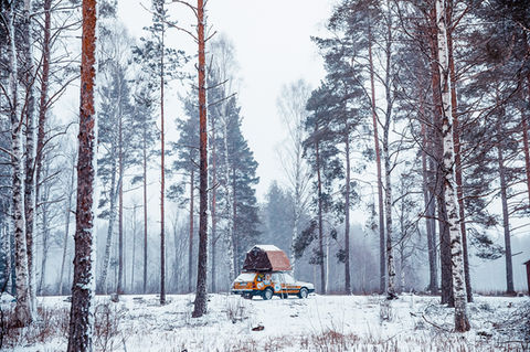 How2Roadtrip Volkswagen Passat 32b Rallye Dachzelt ADAC Oldtimer Abenteuer Adventure Norwegen BSC Nordkapp Winter