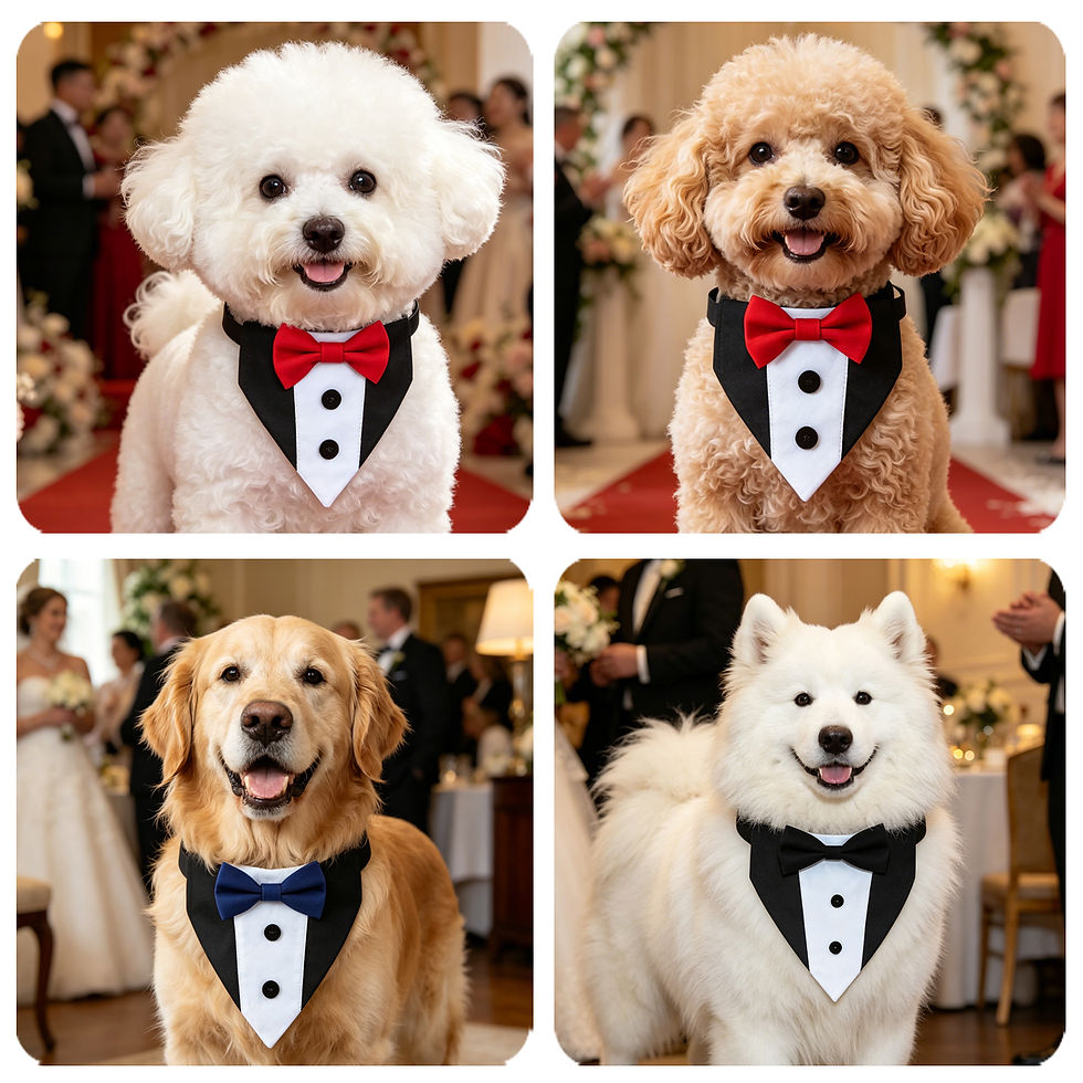Thumbnail: Elegant Pet Bow Tie Collar