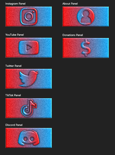 Thumbnail: Premium Red Blue Gradient with Noise Overlay and Panels