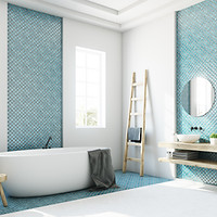 Blue Bathroom
