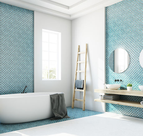 Blue Bathroom