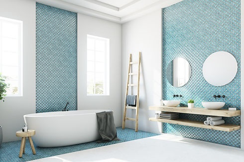 Blue Bathroom