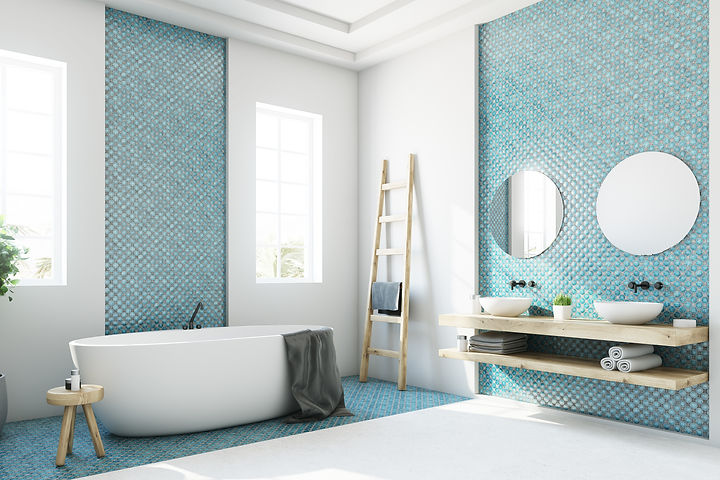 Blue Bathroom