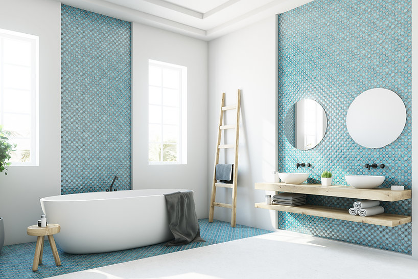 Blue Bathroom
