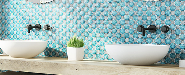 Badezimmer mit Badewanne