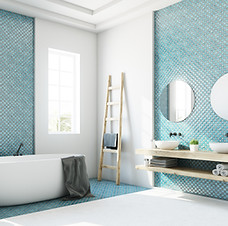 Blue Bathroom