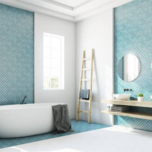 Blue Bathroom
