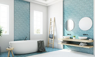 Blue Bathroom