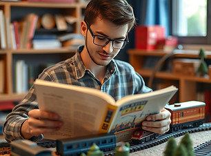 adult human reading book learning about 