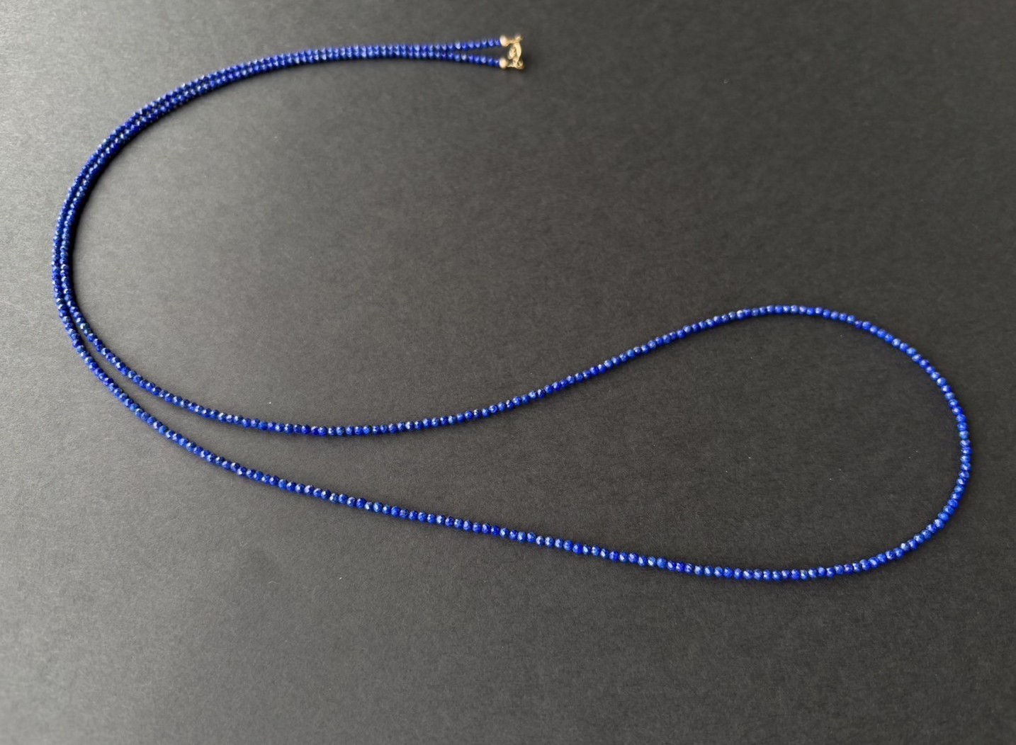 サンプル品特別販売★Lapis lazuliラピスラズリロングネックレス:90cm