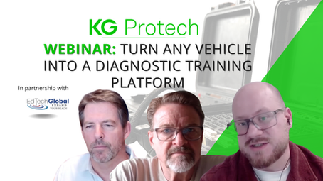 Turns Any Vehicle Into a Diagnostic Training Platform with KG Protech