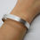 Thumbnail: Aluminium Motivational Cuff Bracelet