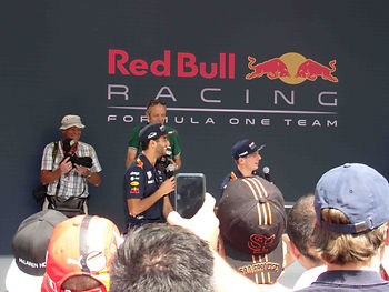 Daniel Ricciardo y Max Verstappen en Mónaco 2017