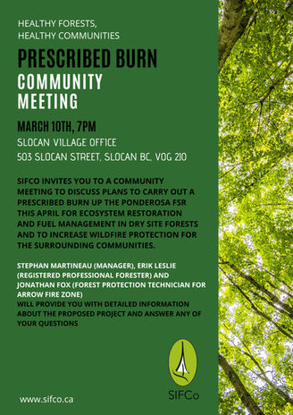 PRESCRIBED BURN COMMUNITY MEETING