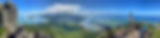 Panoramic view from the summit of Le Morne Brabant Mountain in Mauritius