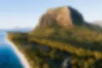 Le Morne Brabant Mauritius Aerial View