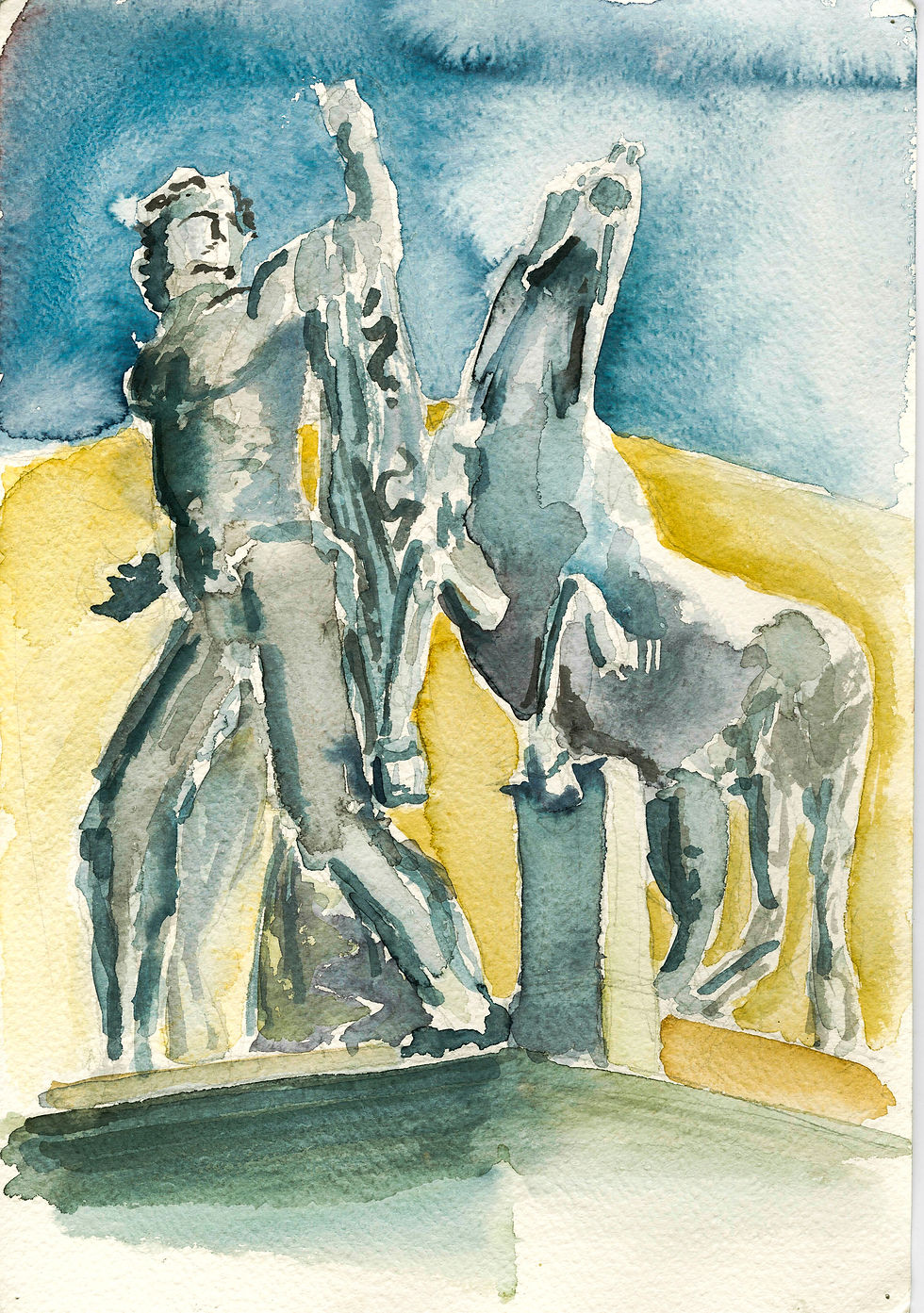 Statue in Piazza Quirinale
