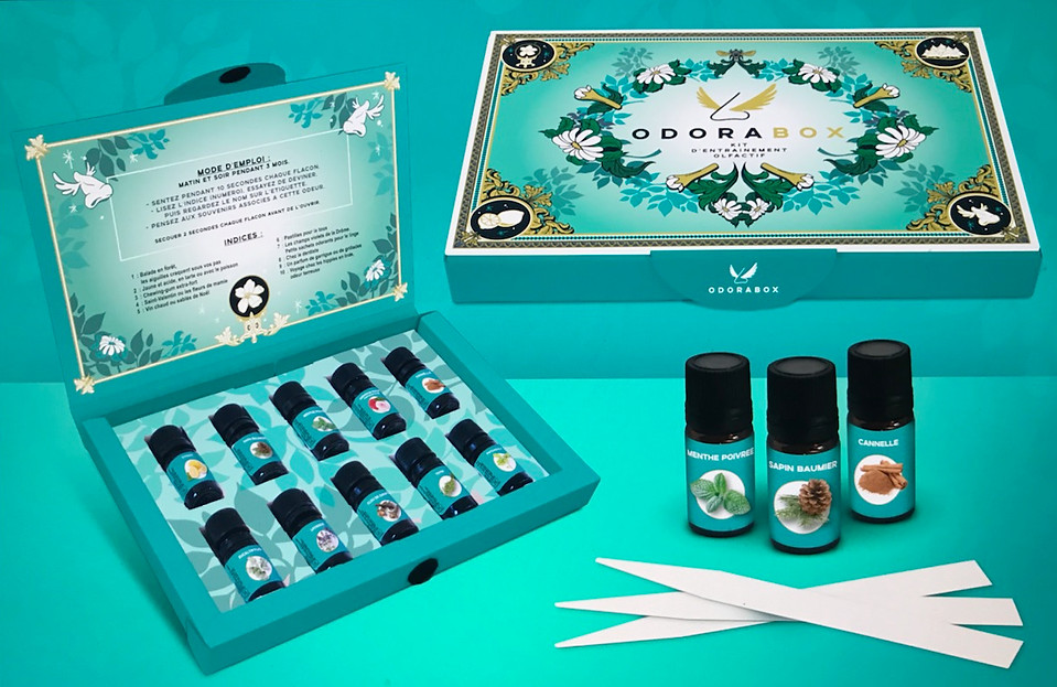 coffret d'entraînement olfactif ODORABOX