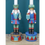Thumbnail: Blue & Red Christmas Nutcracker Candle stick holders