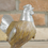 Thumbnail: Wood Effect Hen Ornament silver mixed media