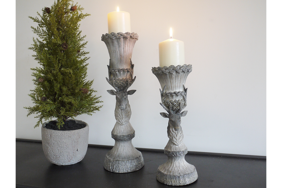 Stag Candle Holder Large