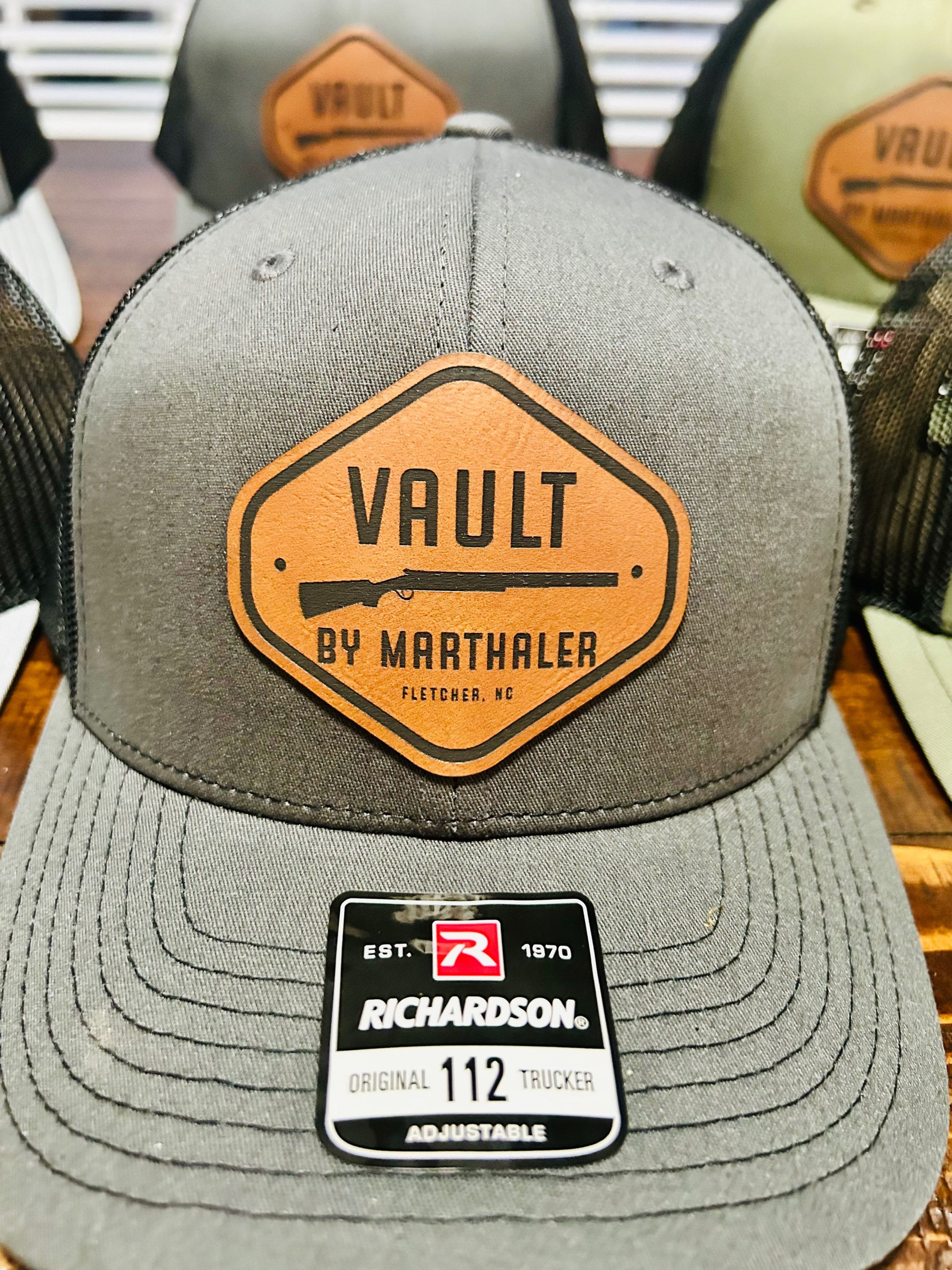 Leather Patch Trucker Hat