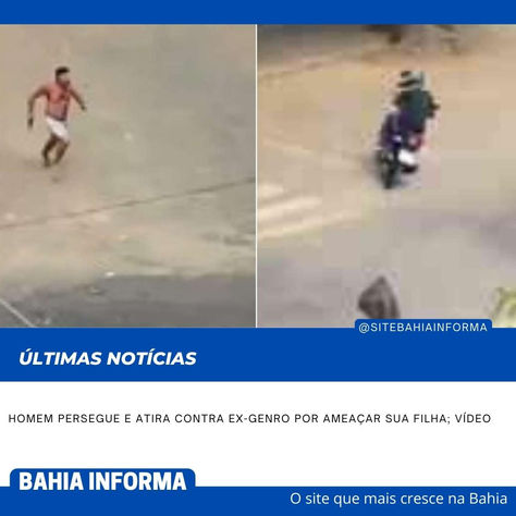 Homem persegue e atira contra ex-genro por ameaçar sua filha; vídeo