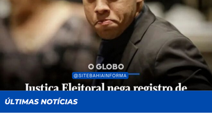 JUSTIÇA ELEITORAL DO RIO DE JANEIRO NEGA REGISTRO DE GABRIEL MONTEIRO