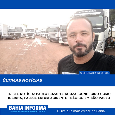 Paulo Suzarte Souza, conhecido como Jubinha, falece em um acidente trágico em São Paulo 