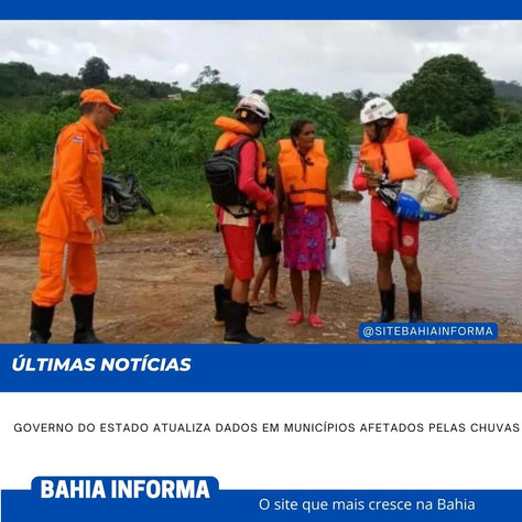 Governo do Estado atualiza dados em municípios afetados pelas chuvas