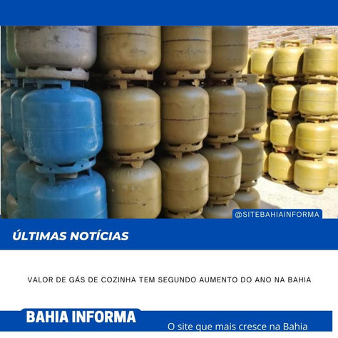 Valor de gás de cozinha tem segundo aumento do ano na Bahia