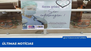 Manifestação pelo Piso da Enfermagem aconteceu em Morro do Chapéu