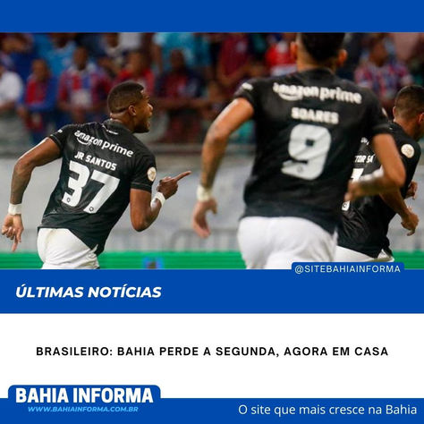 Brasileiro: Bahia perde a segunda, agora em casa