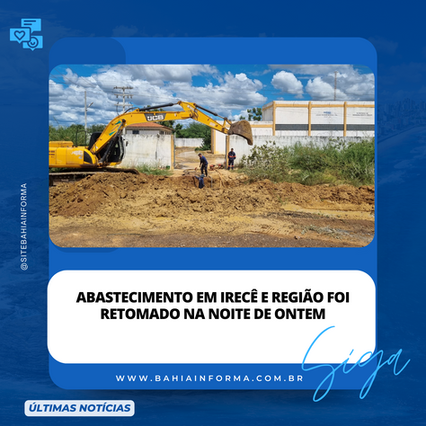 Abastecimento em Irecê e região foi retomado na noite de ontem
