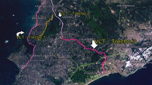 Primeiro trem do VLT chega a Salvador