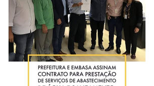 João Dourado: Prefeito assina contrato com Embasa e município é o 7º na Bahia a ficar regularizado c