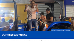 Moábio agradece ao Deputado Claudio Cajado pela entrega de um trator para associação Baixa da Pedra.