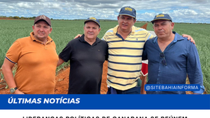 Lideranças políticas de Canarana se reúnem com deputado estadual Ricardo Rodrigues.