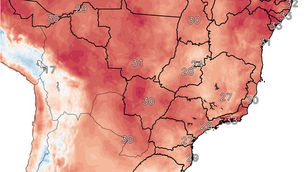 Chuva volta com força no Brasil