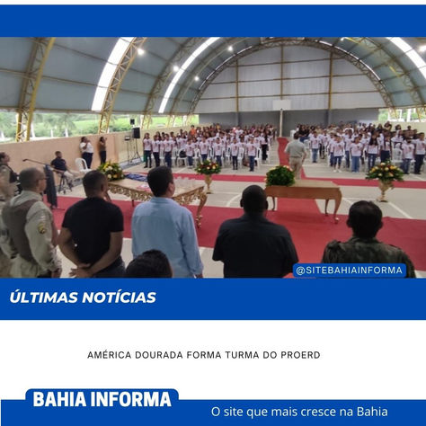 América Dourada forma turma do PROERD