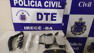 Drogas, drones e carro roubado são apreendidos em Irecê