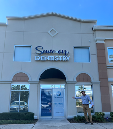 Front view of the dental clinic