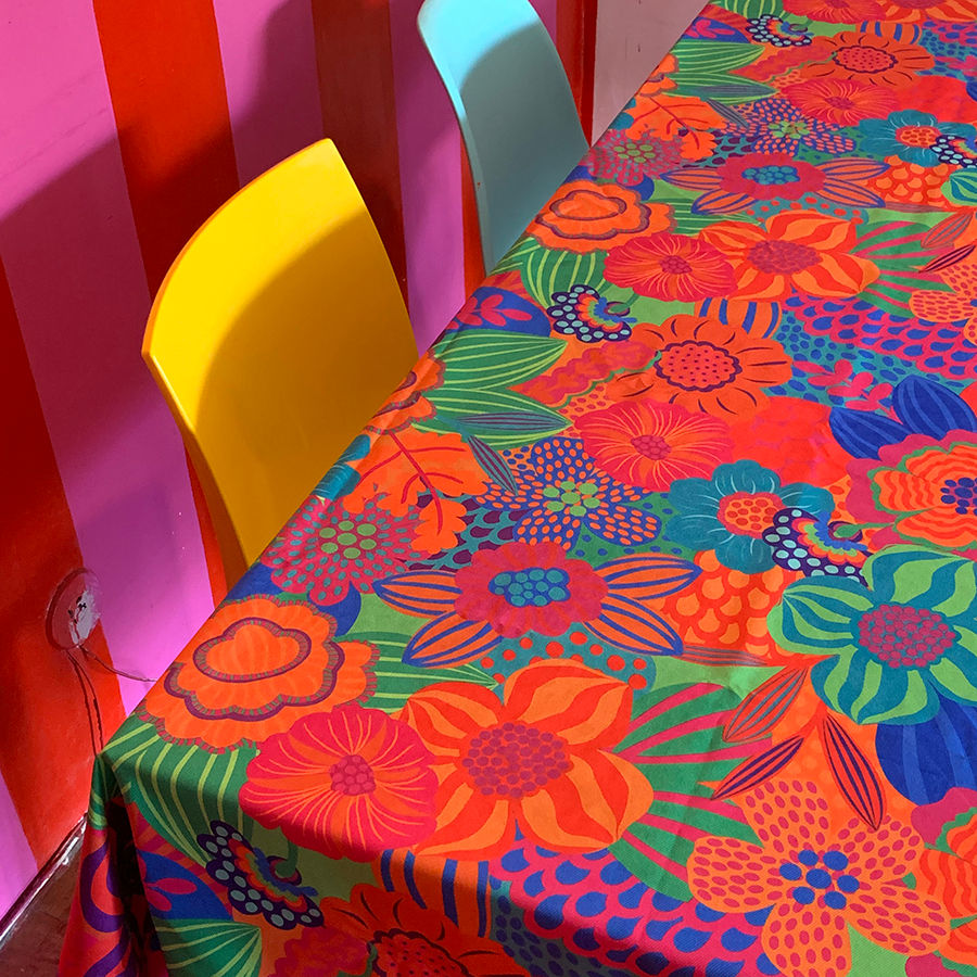 Miniatura: toalha de mesa meu jardim