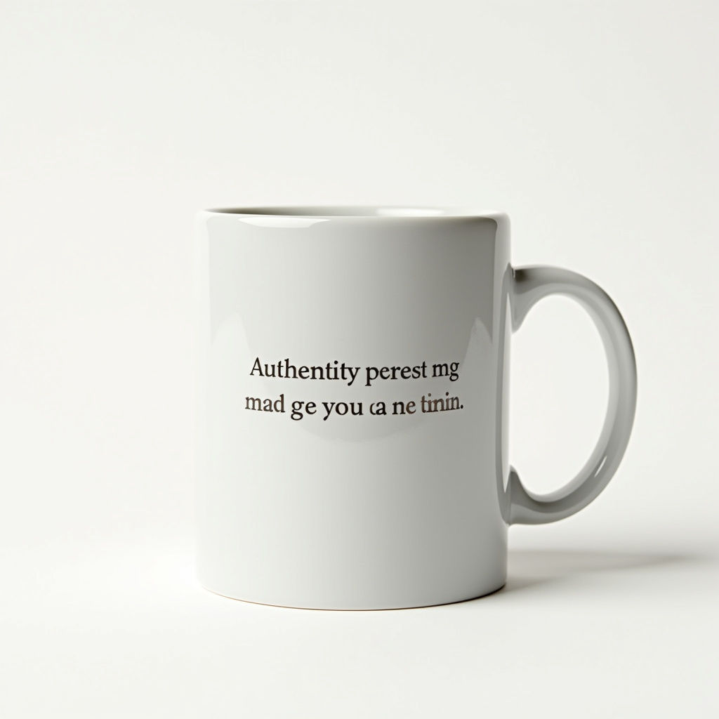 Authenticity Quote Mug
