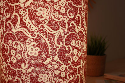 lampe-colonne-abat-jour-textile