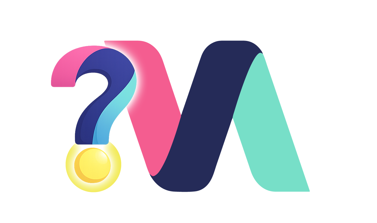 Momentous question mark logo