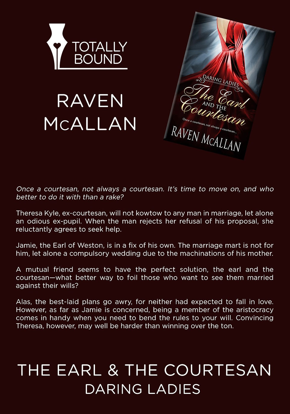 Romance, book details, book cover, Raven McAllan